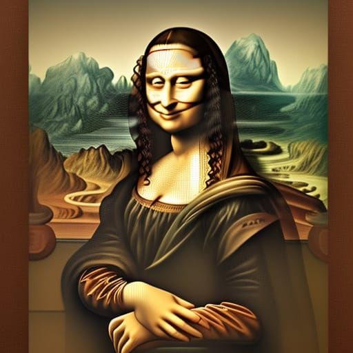Fantastical Mona Lisa in Detailed Matte Painting