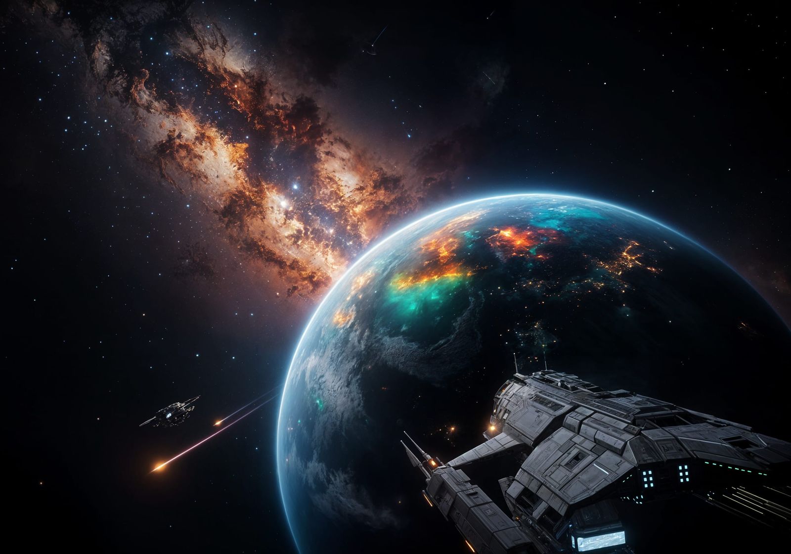 Entering orbit of Xentari Prime