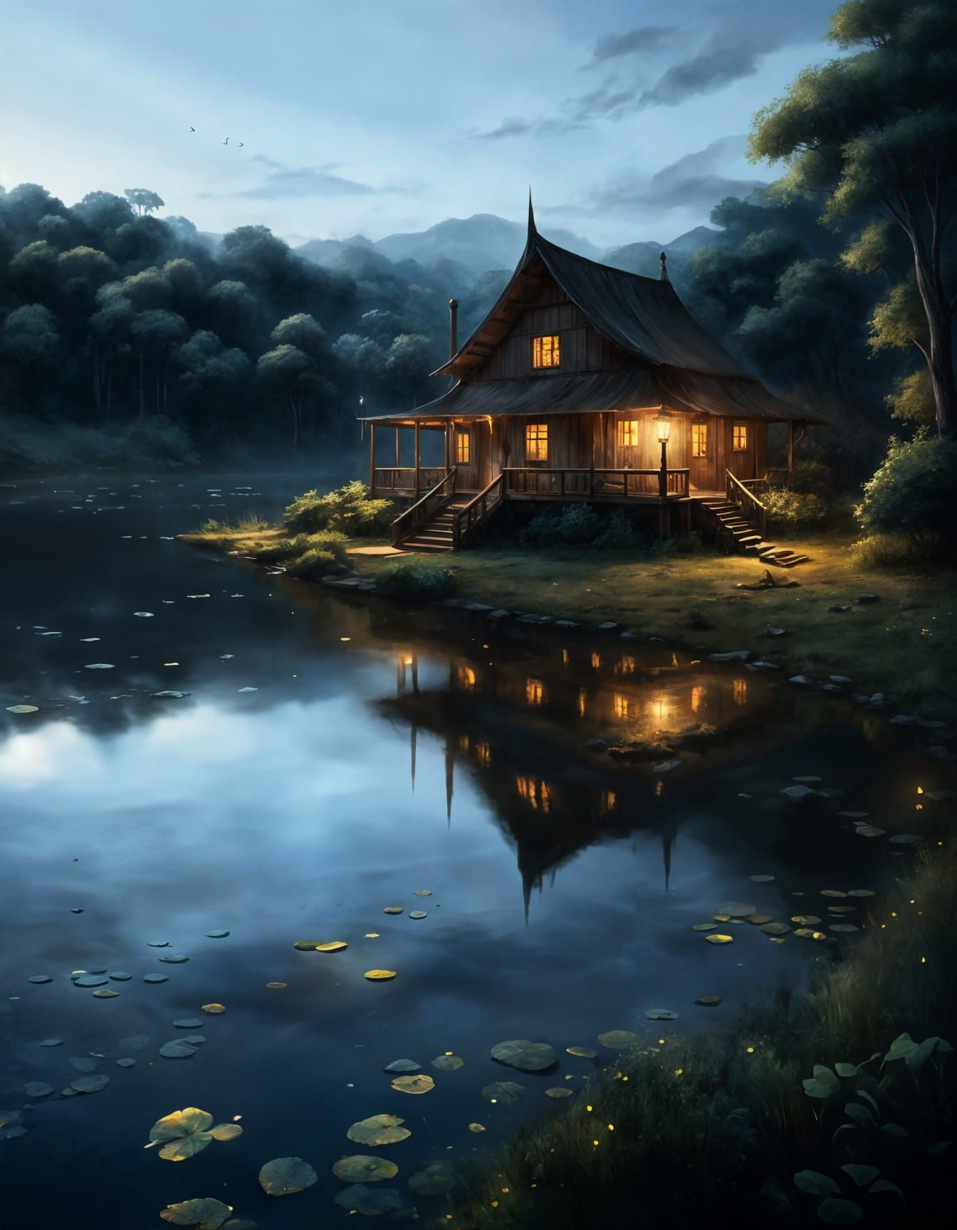 Dramatic Lighting and Atmospheric Depth