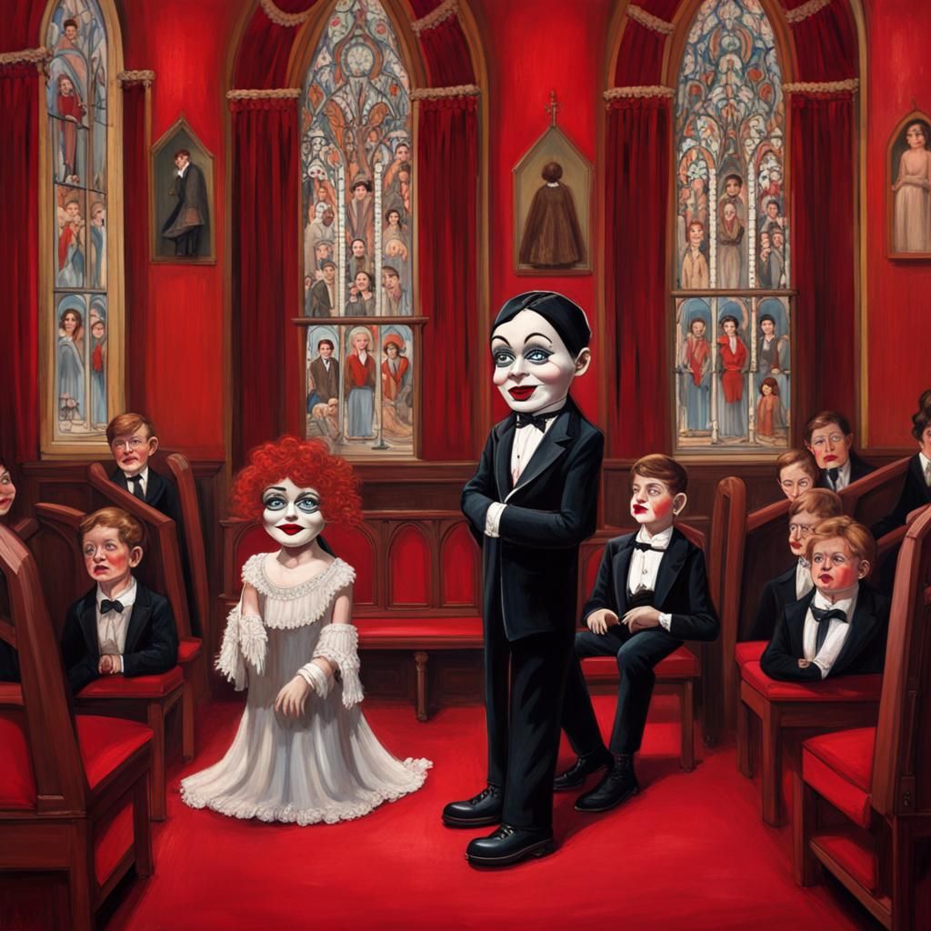 Gothic Church of the Living Dummy, 1920s Style