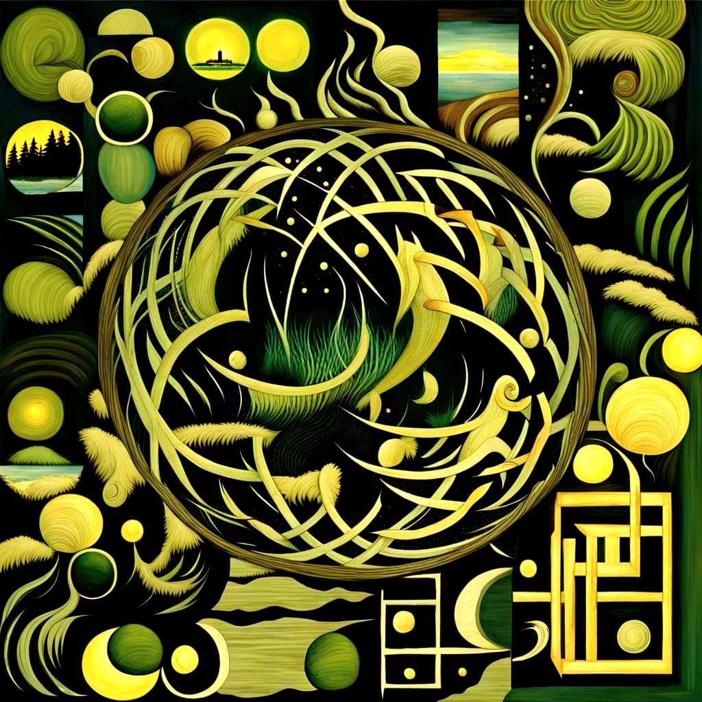 Philosophical Treatise in a Futuristic Cityscape