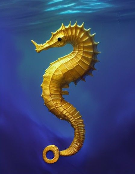 Underwater Seahorse Concept Art in 8K Resolution