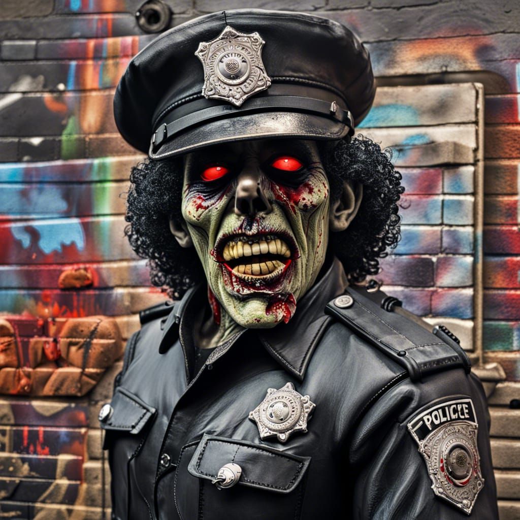 Zombie Police Officer