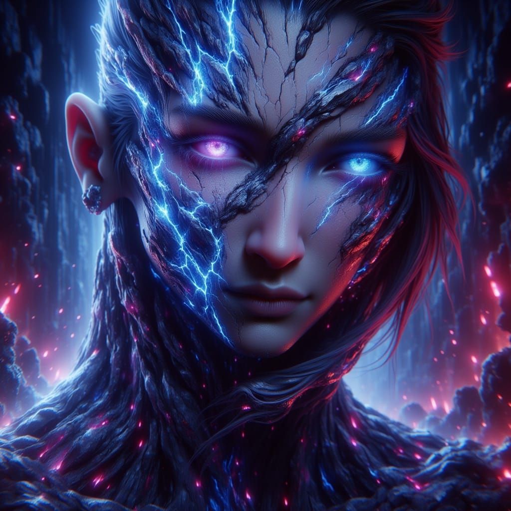 Hades and Persephone in Pixar Disney Style