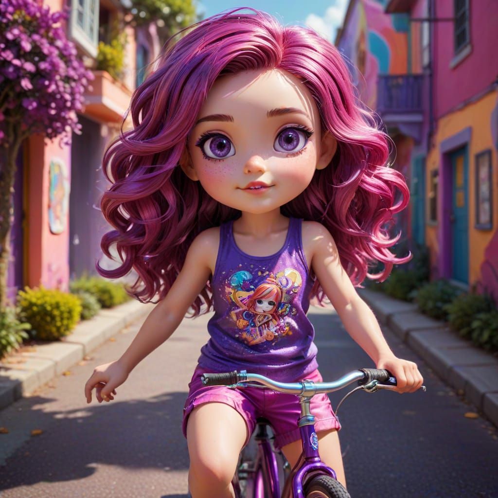 Candy Core Teen Girl Droste Effect