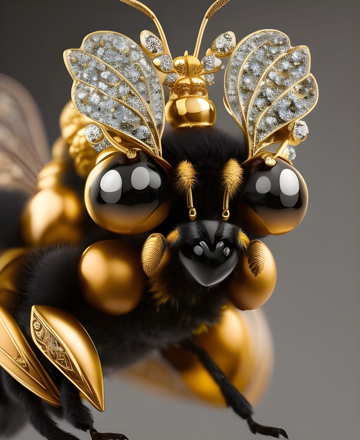 How do you recognize a queen bee?