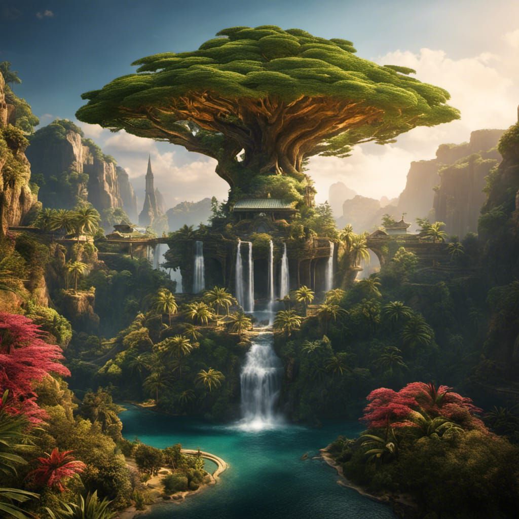 Tropical Paradise Meets Desert Wasteland