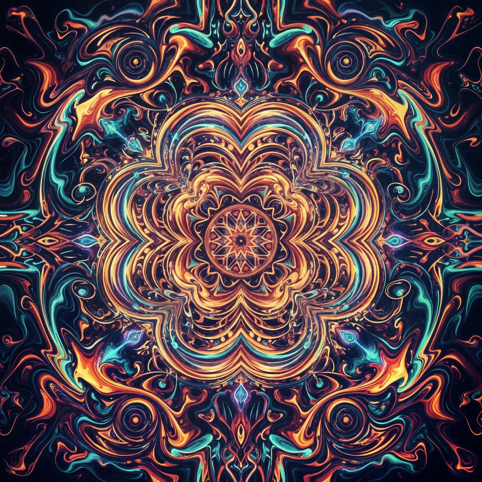 Dante's Inferno Psychedelic Vision