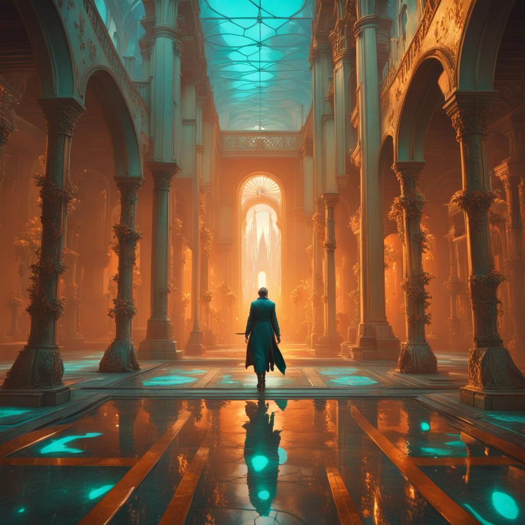 Hyperdetailed Matrix Concept Art in 8K Resolution