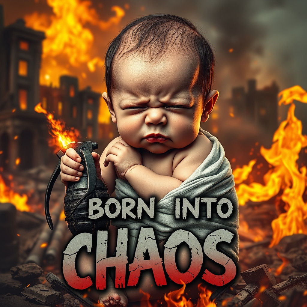 Born into Chaos: Newborn Grips Grenade in Firestorm