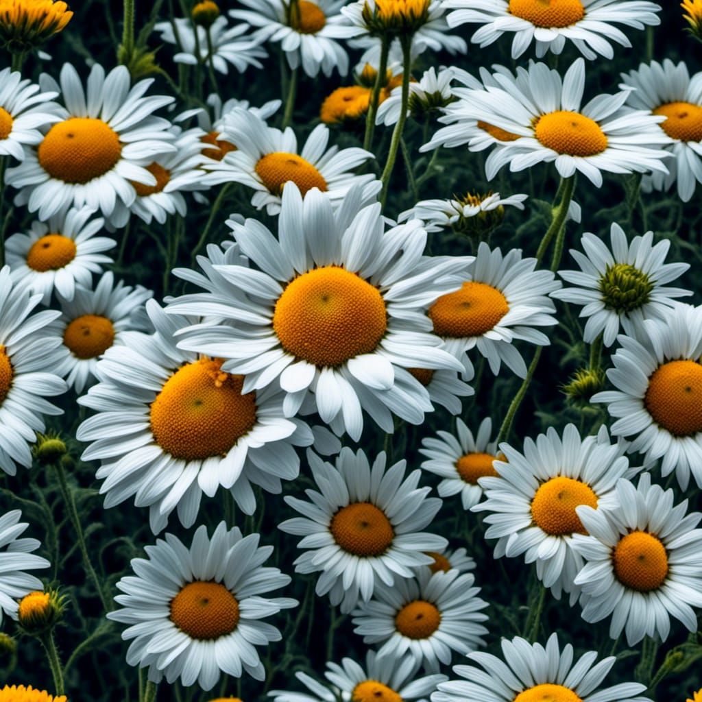 <lora:Flowers 2:1.0>  daisies intricate details, HDR, beautifully shot, hyperrealistic, sharp focus, 64 megapixels, perf...