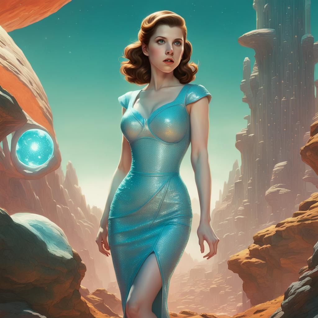 Anna Kendrick in Sci-Fi 'Forbidden Planet' Scene