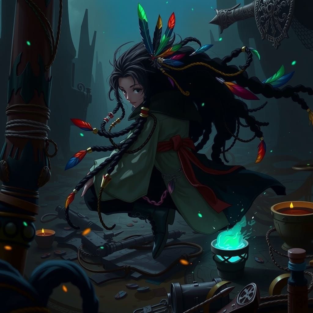 Majestic Pirate Cultivator in Epic, Fantasy Art Style