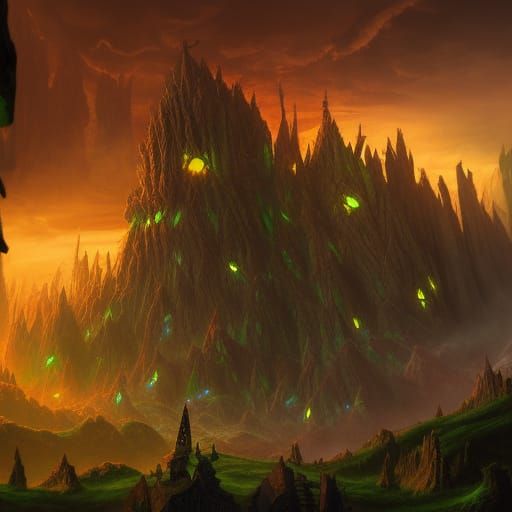 Goblin Lair Concept Art in Unreal Engine 5