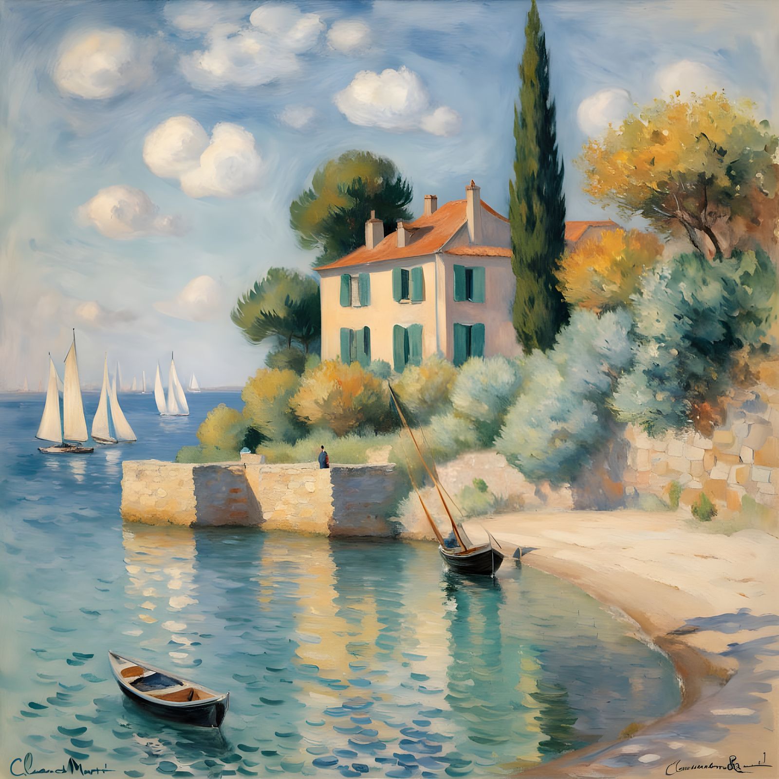 Impressionist Beachside Villa