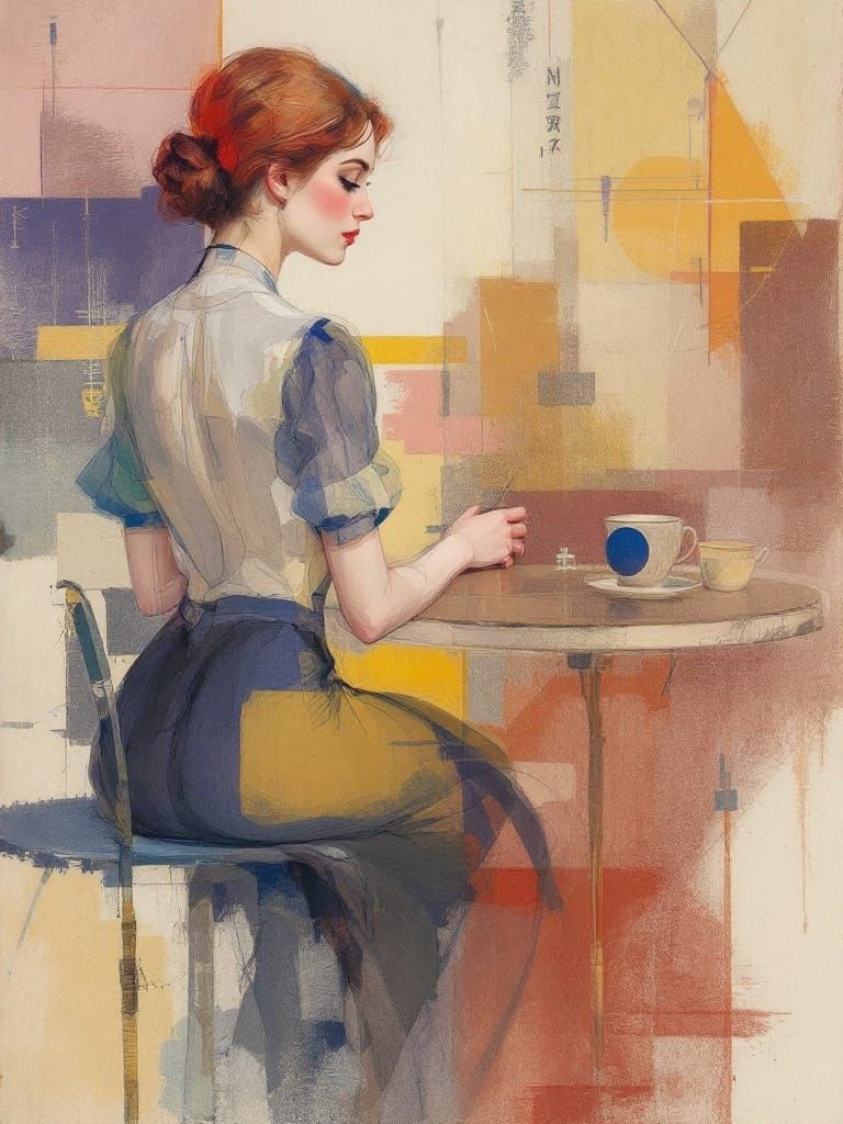 Rapid Pastel Figure Study in Spontaneous Soft Colors