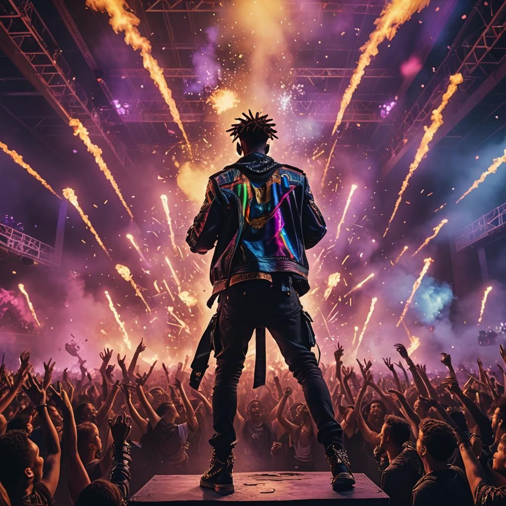 Fantasy Arena Concert with Blazing Pyrotechnics