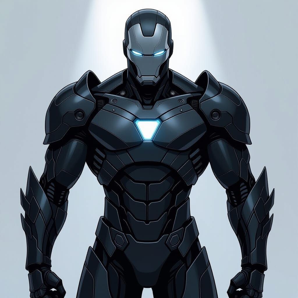 Ironman in Black Clover Inspired Armor