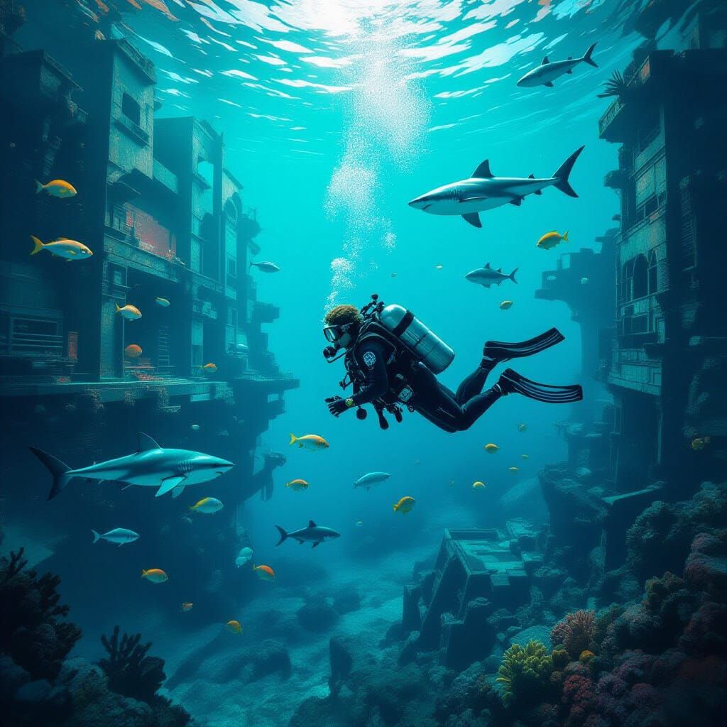 Deep Diver Discovers Lost Underwater City