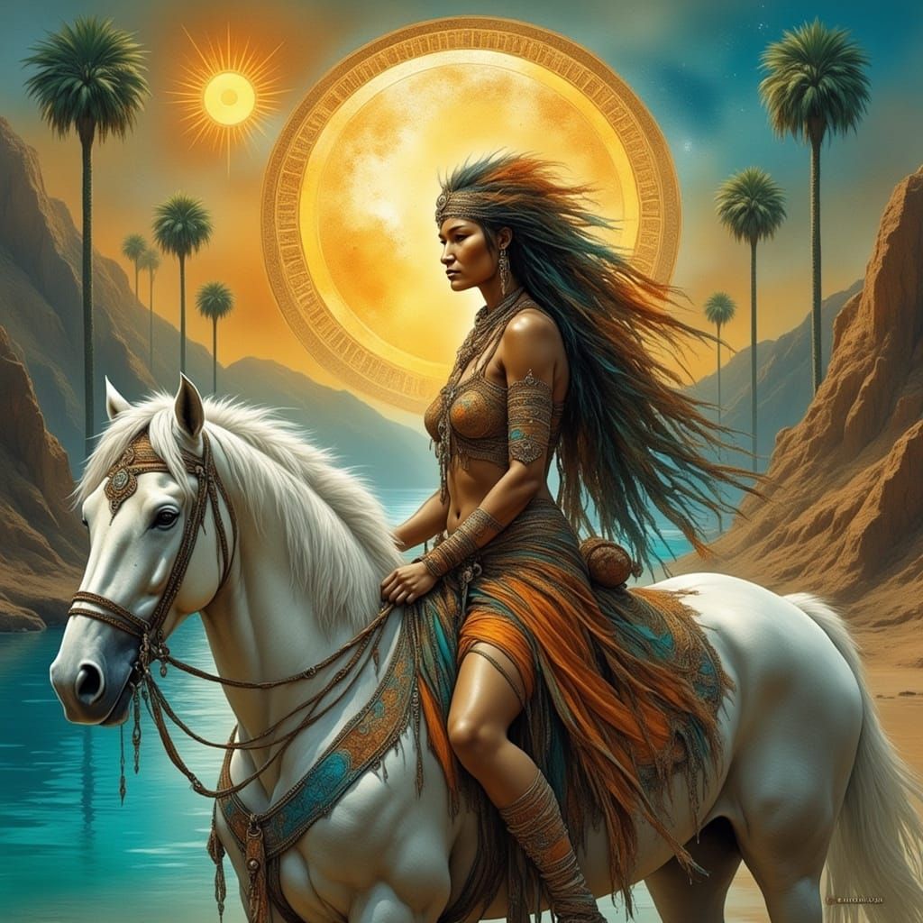 A tan skin Egyptian woman <lora:Native Woman:1.0> <lora:Arch...