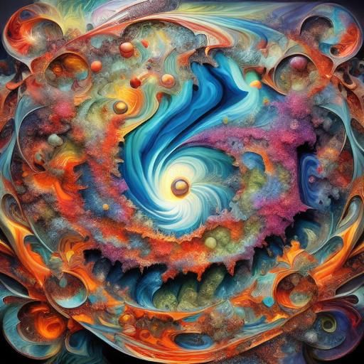 Dancing in the Rain: Magical Realism with Fractals