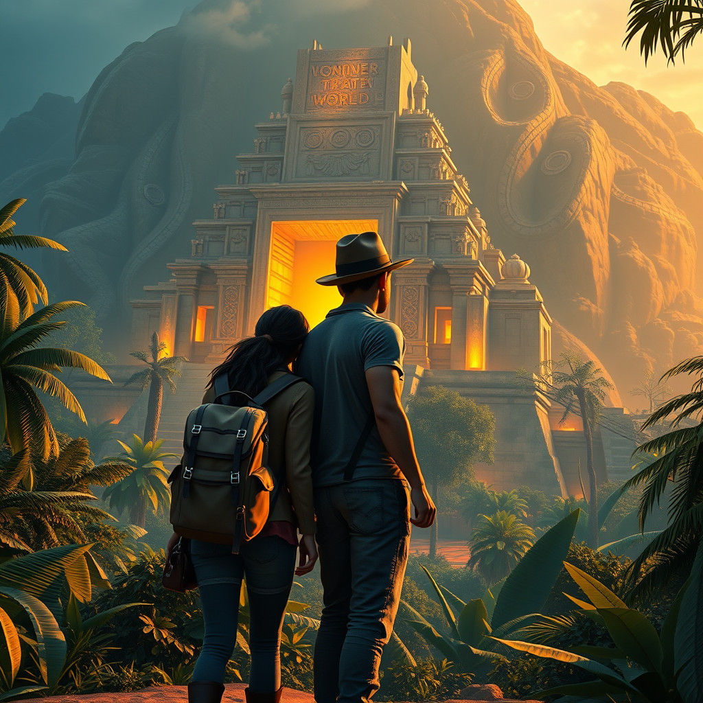 Adventurous Friends Discover Ancient Jungle Temple