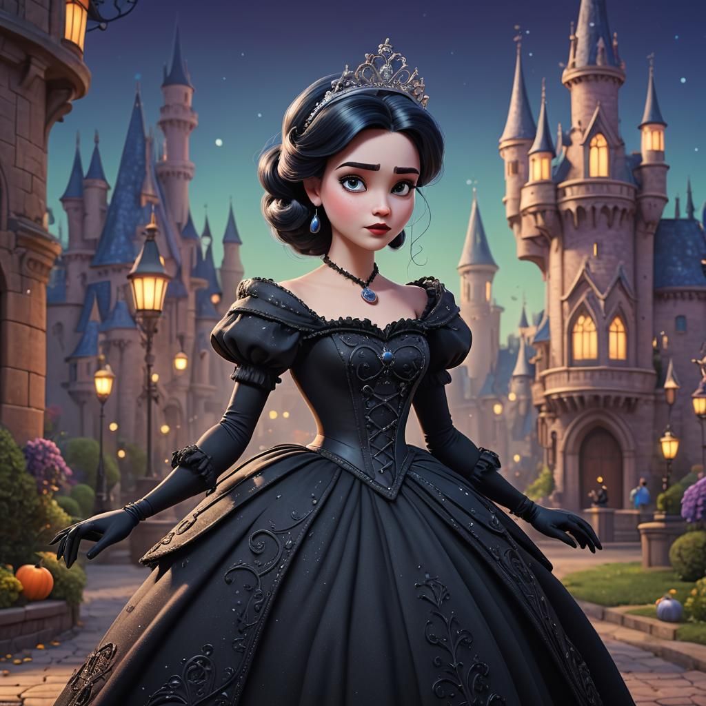 Goth Cinderella: 3D Animated Concept Art