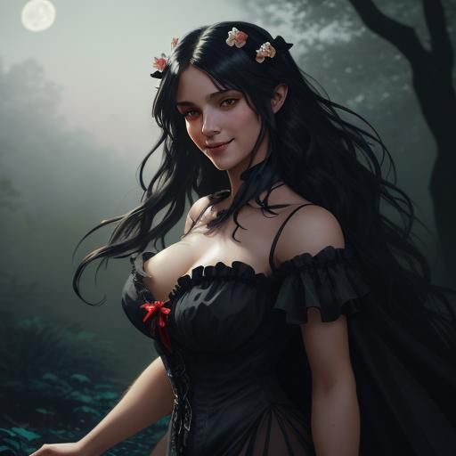Beautiful woman with beautiful smile and beautiful teeth and...