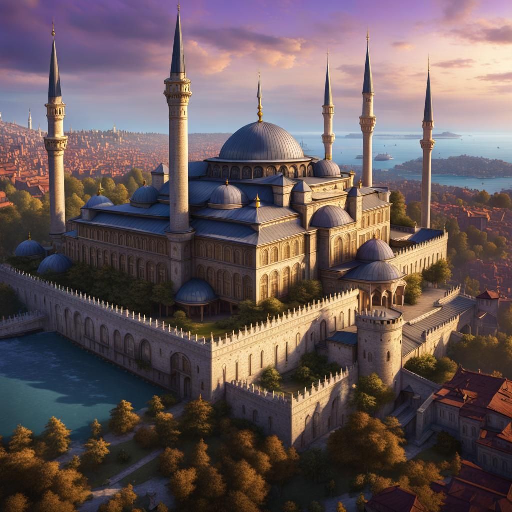 Topkapi Palace: Dark Fantasy Art in Istanbul