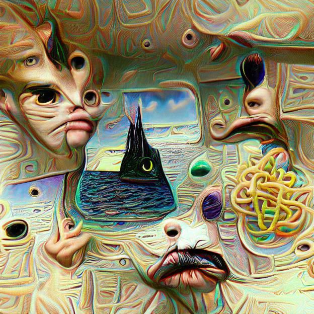 Surreal Island in Black Seas of Infinity