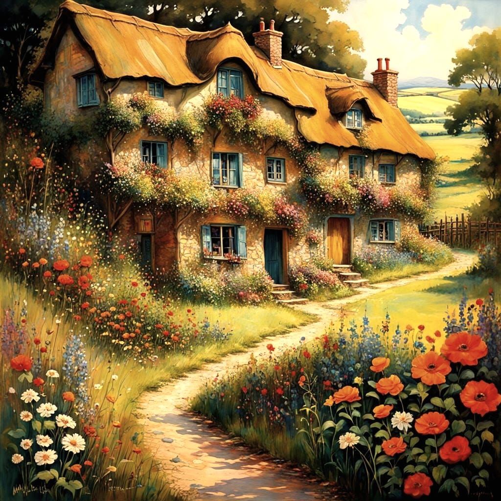 English Countryside Cottage