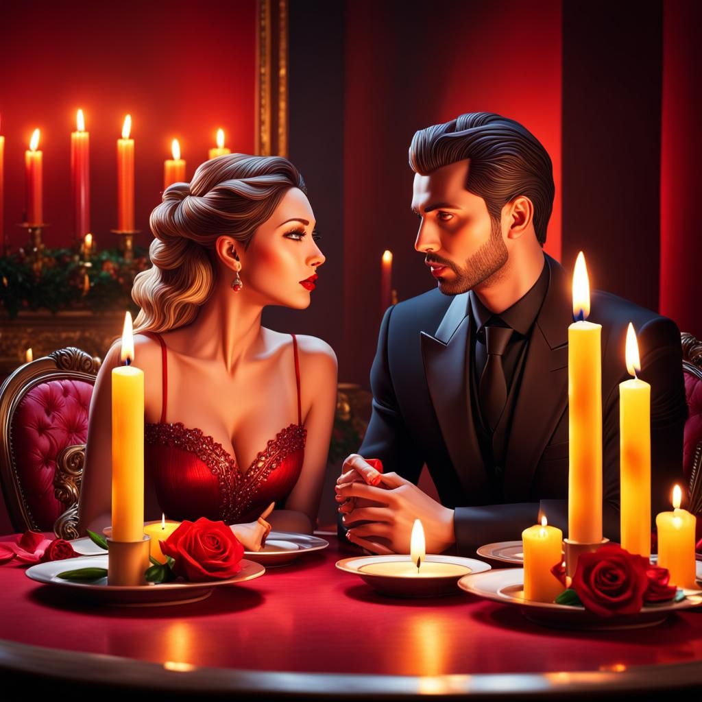 Valentine's ❤️ romantic dinner.
