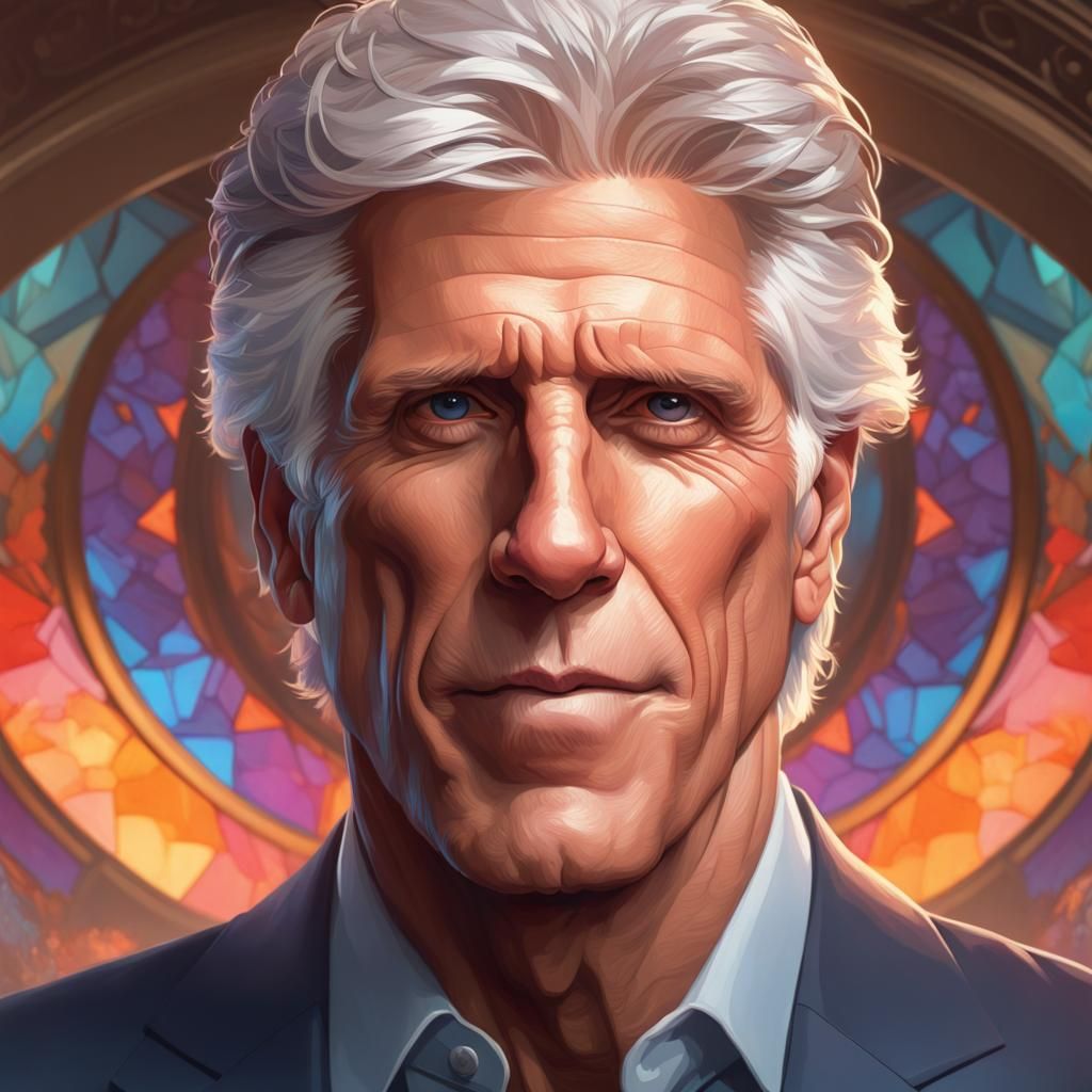 Hyperdetailed Portrait of Ted Danson in Artstation Style