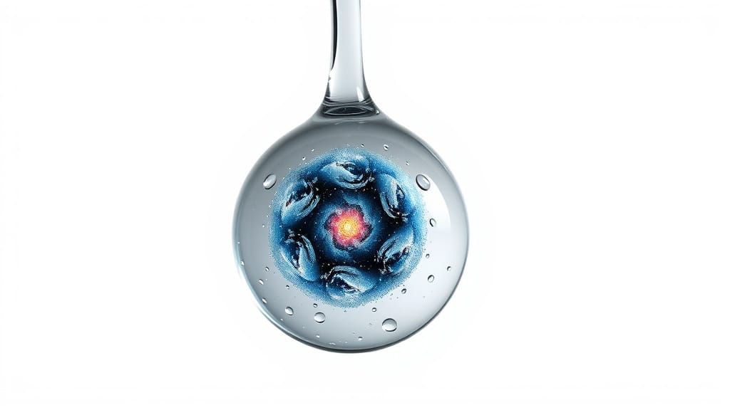 Galactic Raindrops Suspended in Air