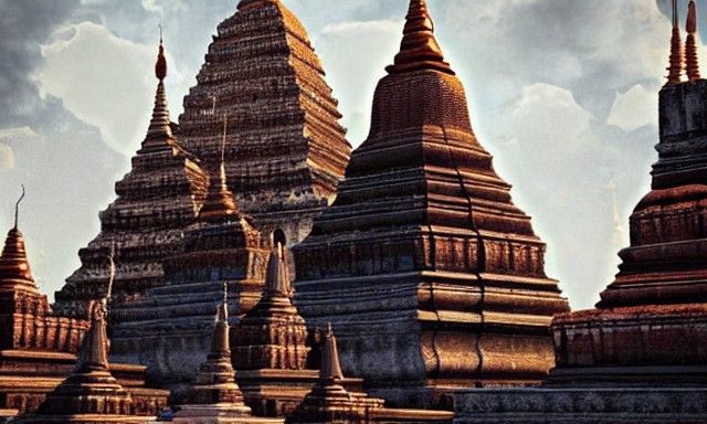 Gawdawpalin Temple: Hyperrealistic Artstation Render