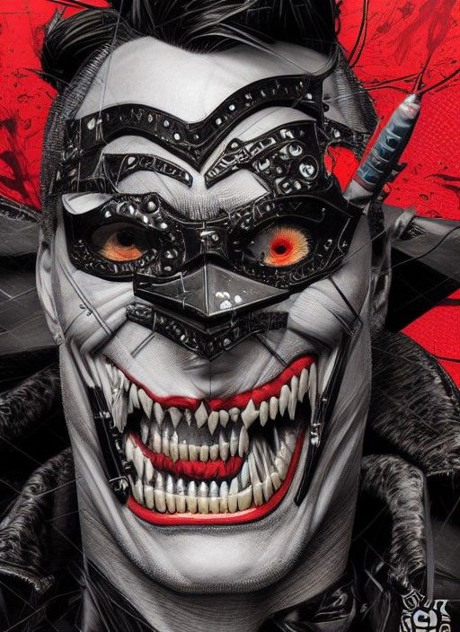 The Batman Who Laughs: Hyper-Realistic Digital Art