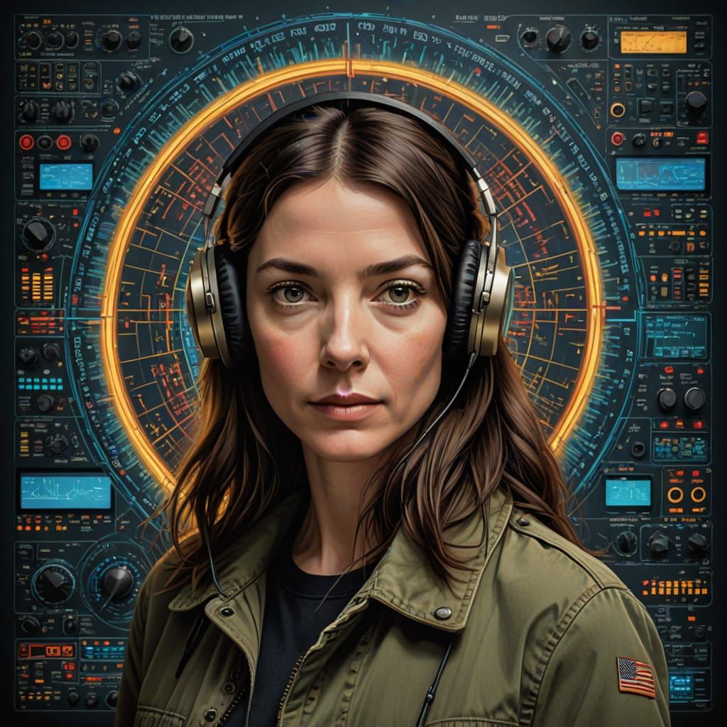 Radio Waves Emanating from a Mysterious Woman