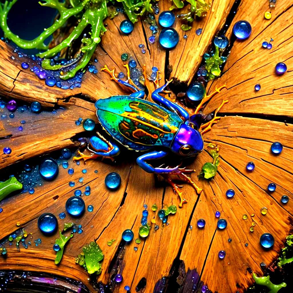 Fantastical Flea and Frog at the Bottom of the Sea