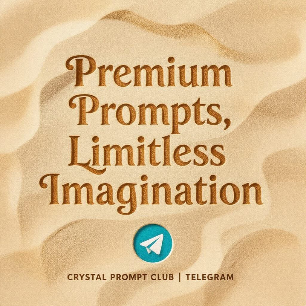 Earthy Sandstone Engraving with Telegram Logo