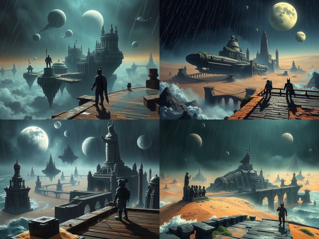 Mysterious Floating Islands with Ancient Ruins