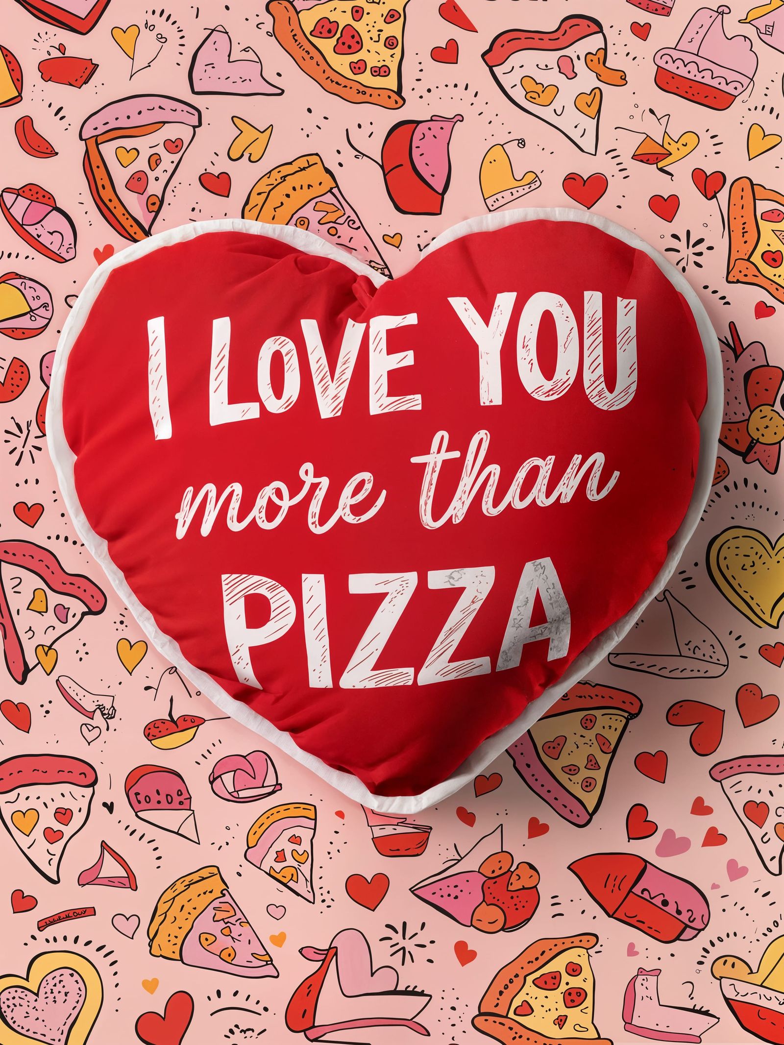 Whimsical Valentine's Day Card in Handwritten Style