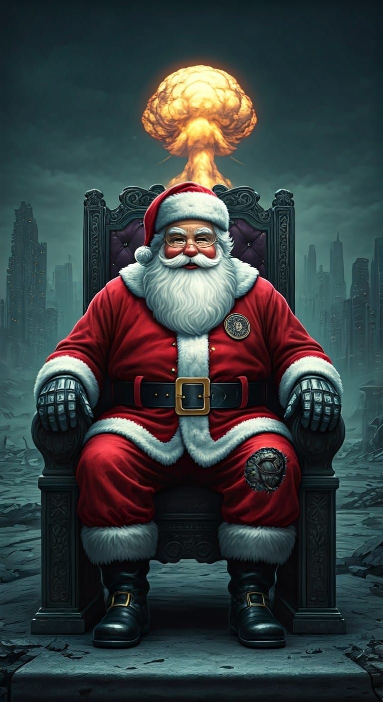 Robot Santa Claus Presides Over Nuclear Apocalypse
