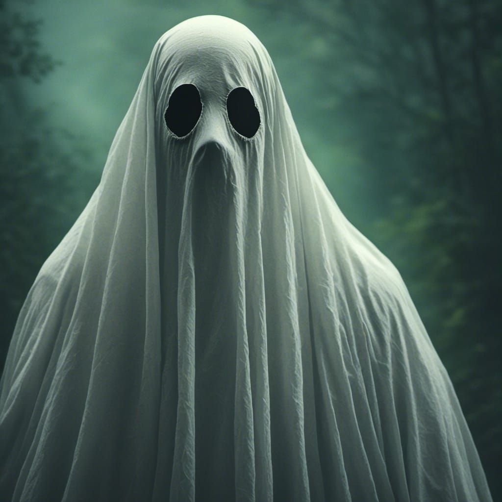 Ethereal Specter Portrait in Digital Art Style