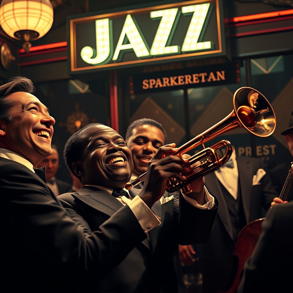 1920s Jazz Band in Art Deco Speakeasy