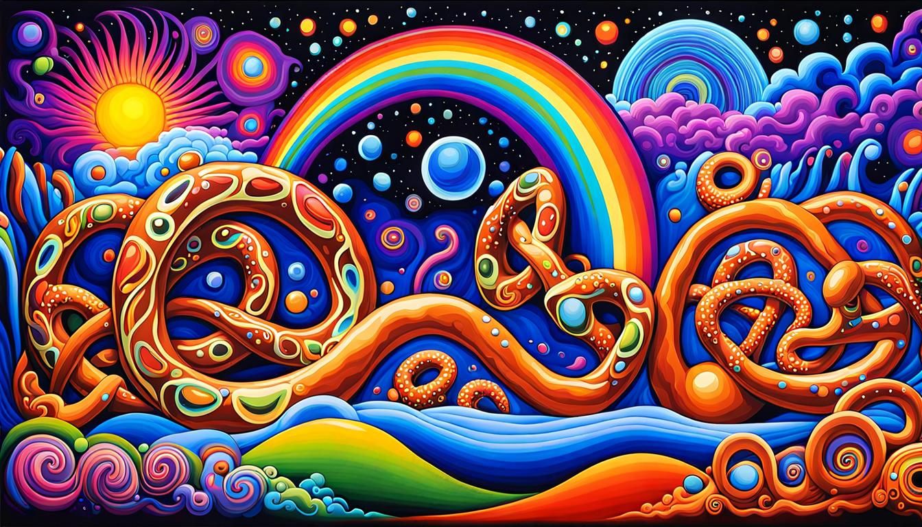 Pretzel kaleidoscopic phantasmagoria