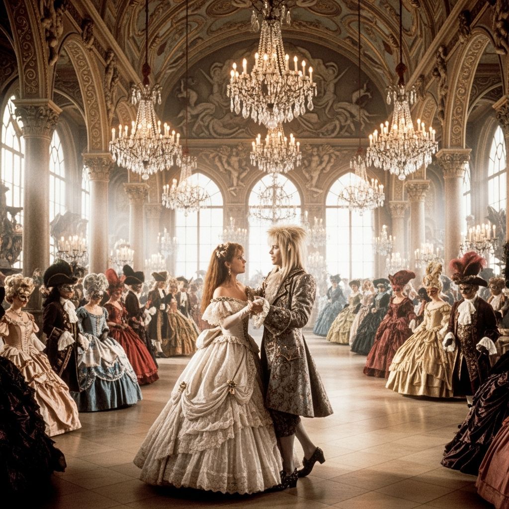 Sarah and Jareth Dance in Labyrinth Ballroom