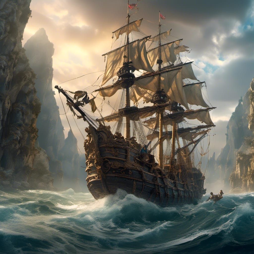 Detailed Matte Painting with Deep Color