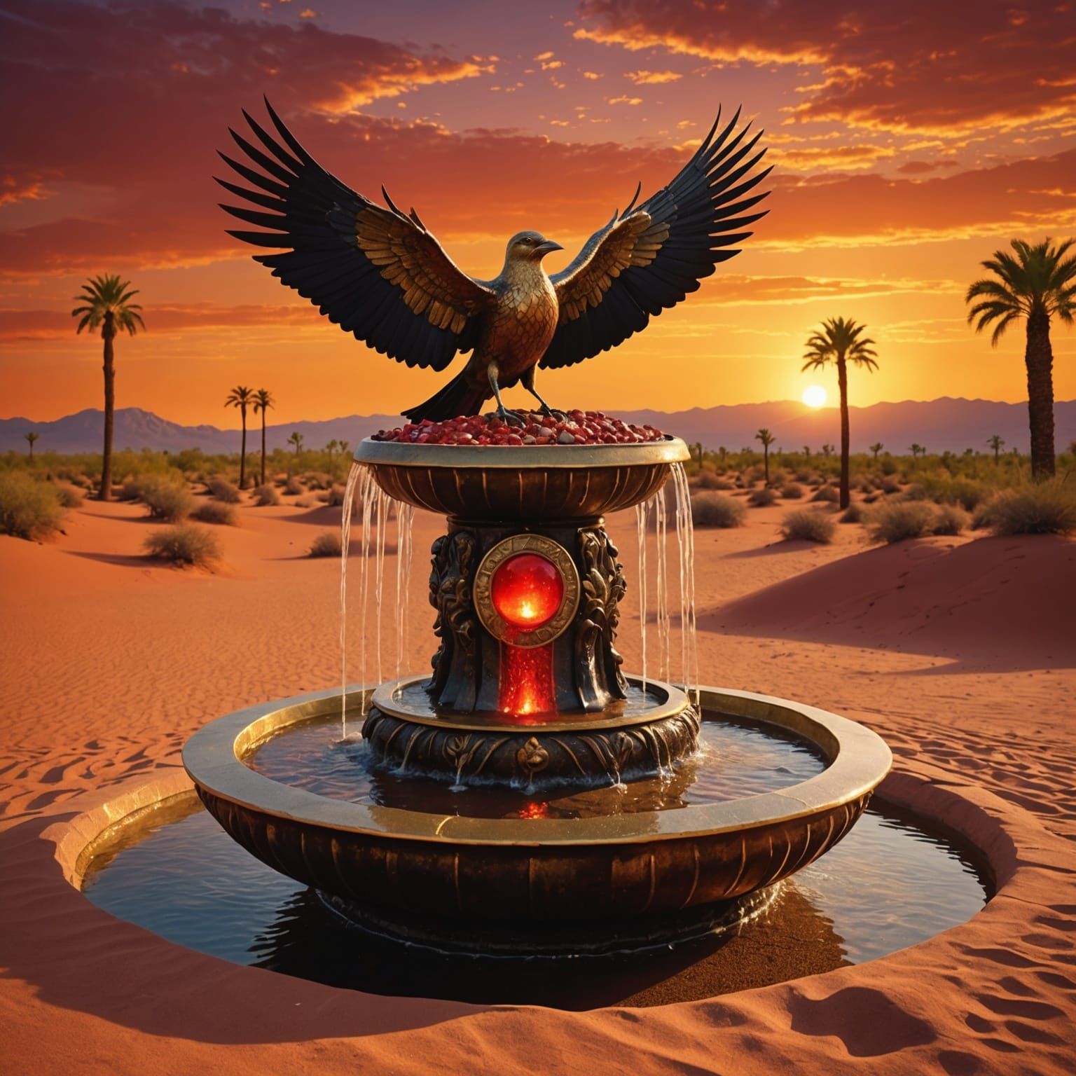 Golden Dawn Fountain