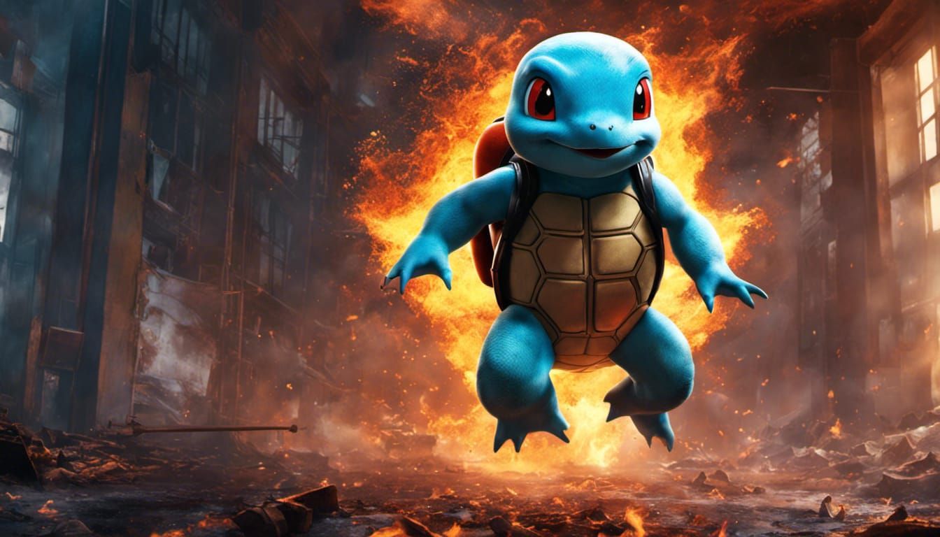 Firefighter Squirtle