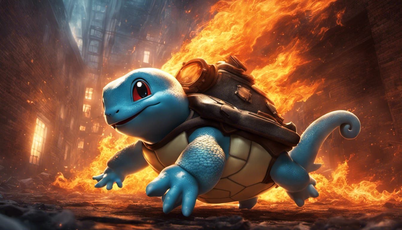 Firefighter Squirtle